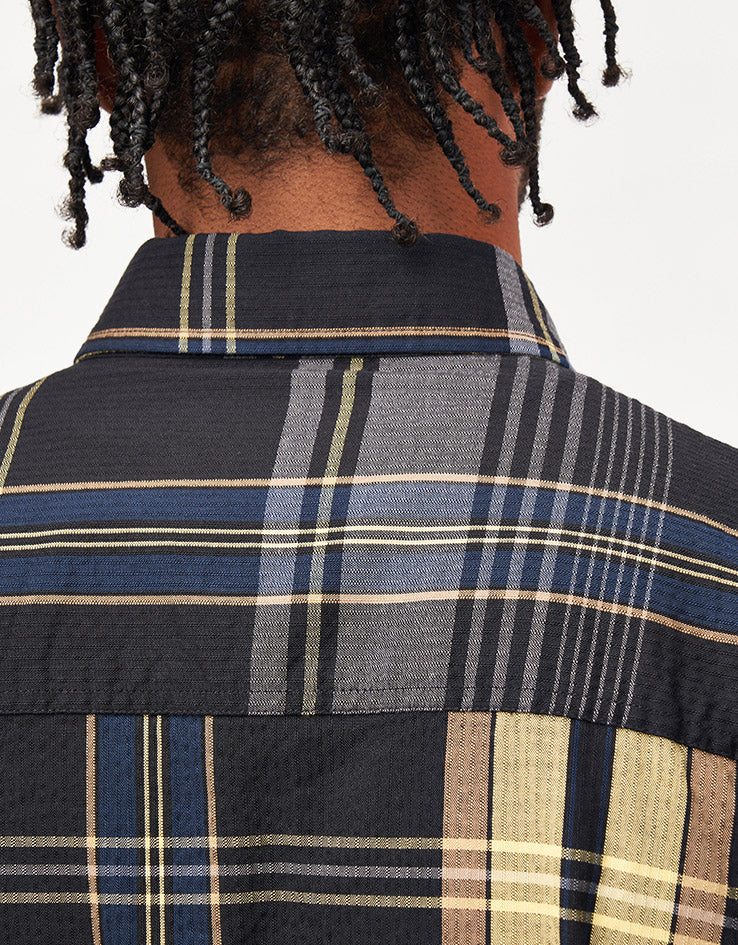 Carhartt WIP S/S Roslin Shirt - Roslin Check/Black/Black