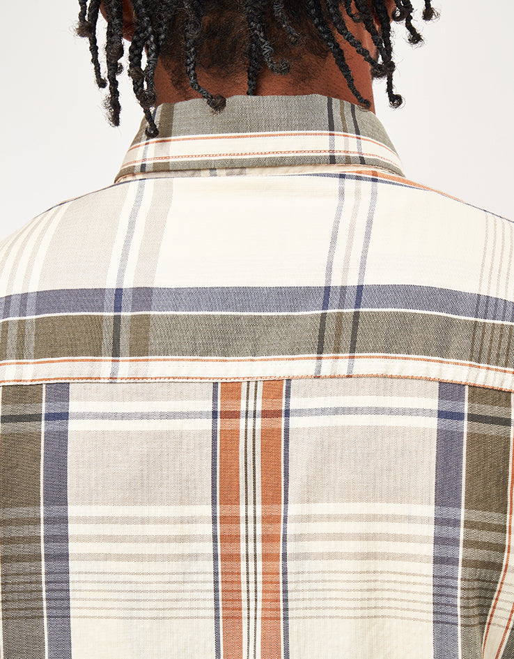 Carhartt WIP S/S Roslin Shirt - Roslin Check/Natural/Wax