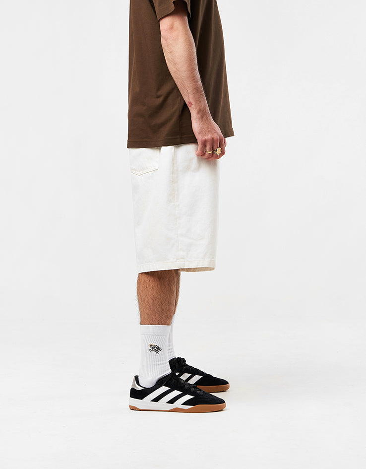 Carhartt WIP Brandon Shorts - White (Rinsed)