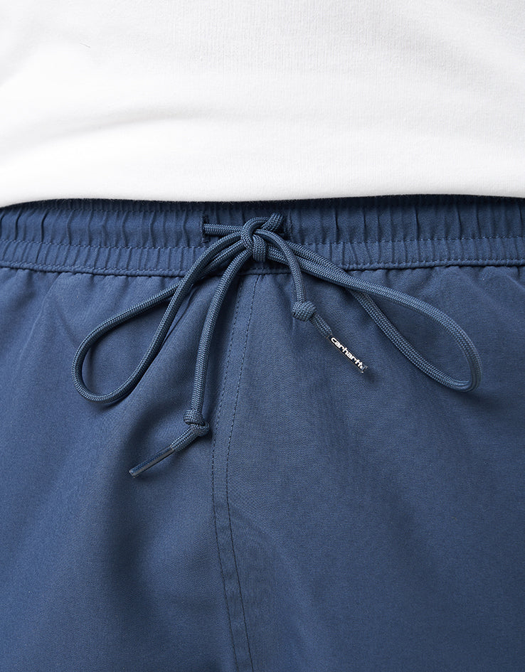 Carhartt WIP Chase Swim Trunks - Dusky Blue/Gold