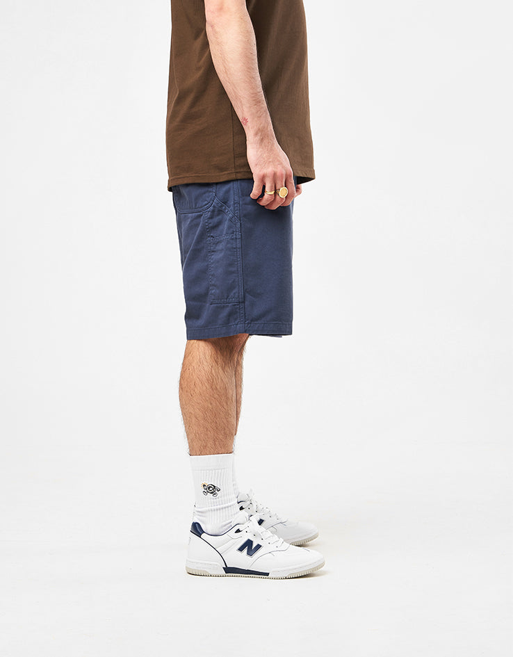 Carhartt WIP Flint Shorts - Dusky Blue (Garment Dyed)