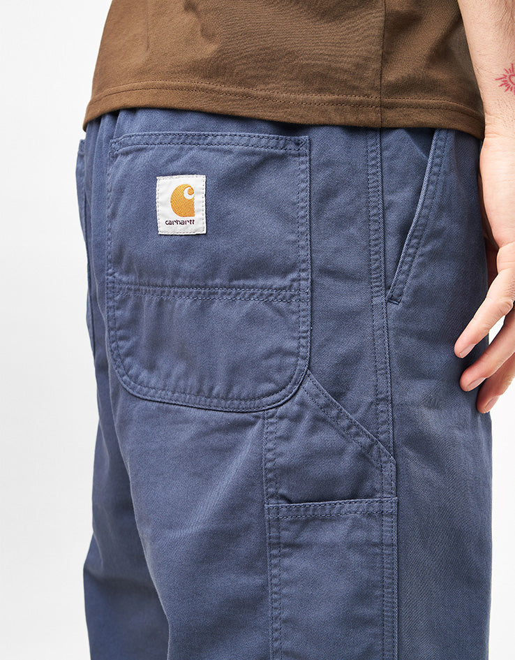 Carhartt WIP Flint Shorts - Dusky Blue (Garment Dyed)