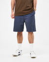 Carhartt WIP Flint Shorts - Dusky Blue (Garment Dyed)