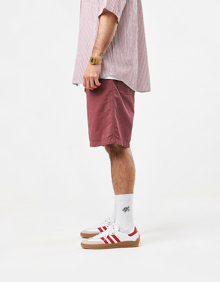 Carhartt WIP Flint Shorts - Dusky Pink (Garment Dyed)