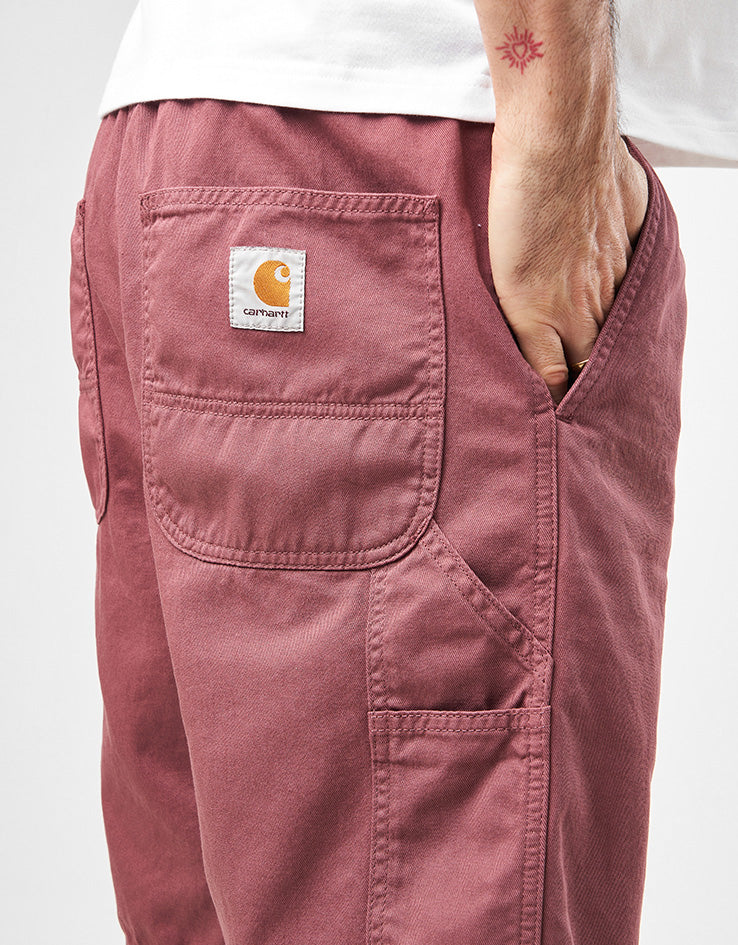 Carhartt WIP Flint Shorts - Dusky Pink (Garment Dyed)