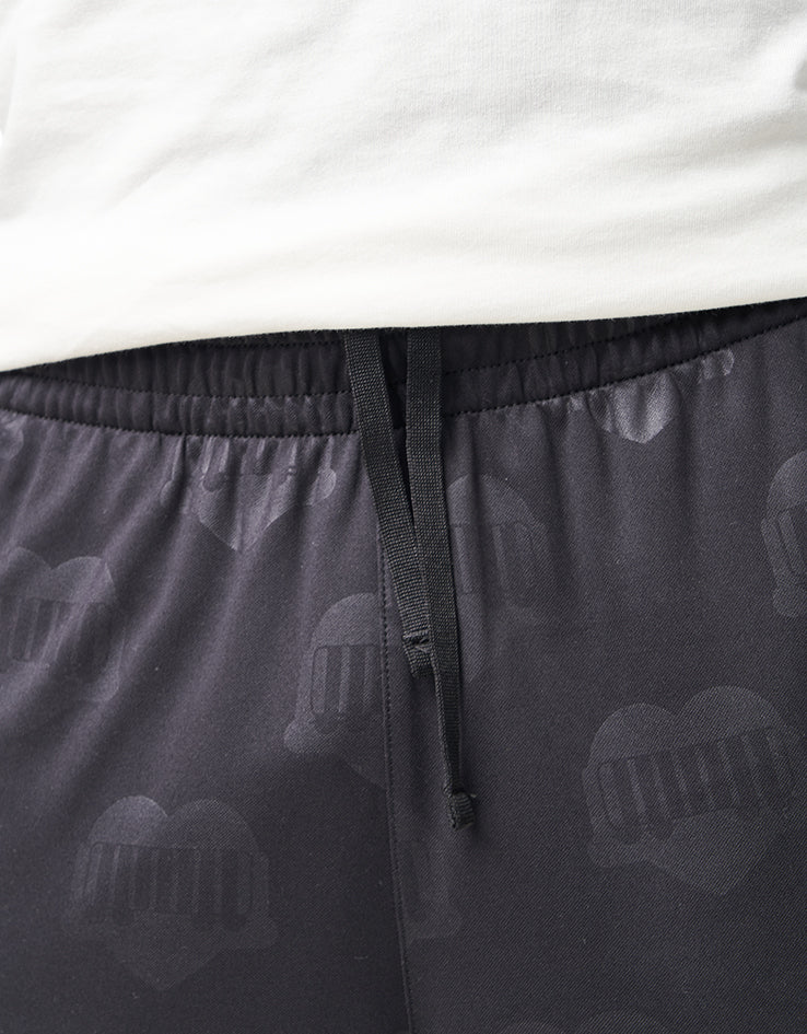 Carhartt WIP Hartt Football Shorts - Heart Train Jacquard/Black