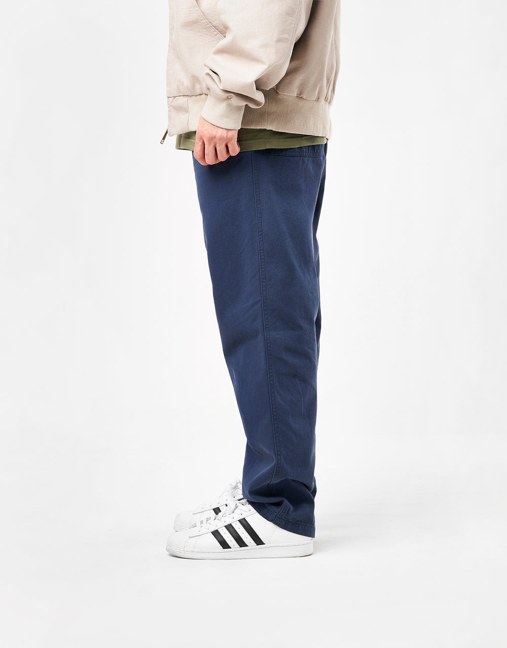 Carhartt WIP Flint Pant - Dusky Blue (Garment Dyed)