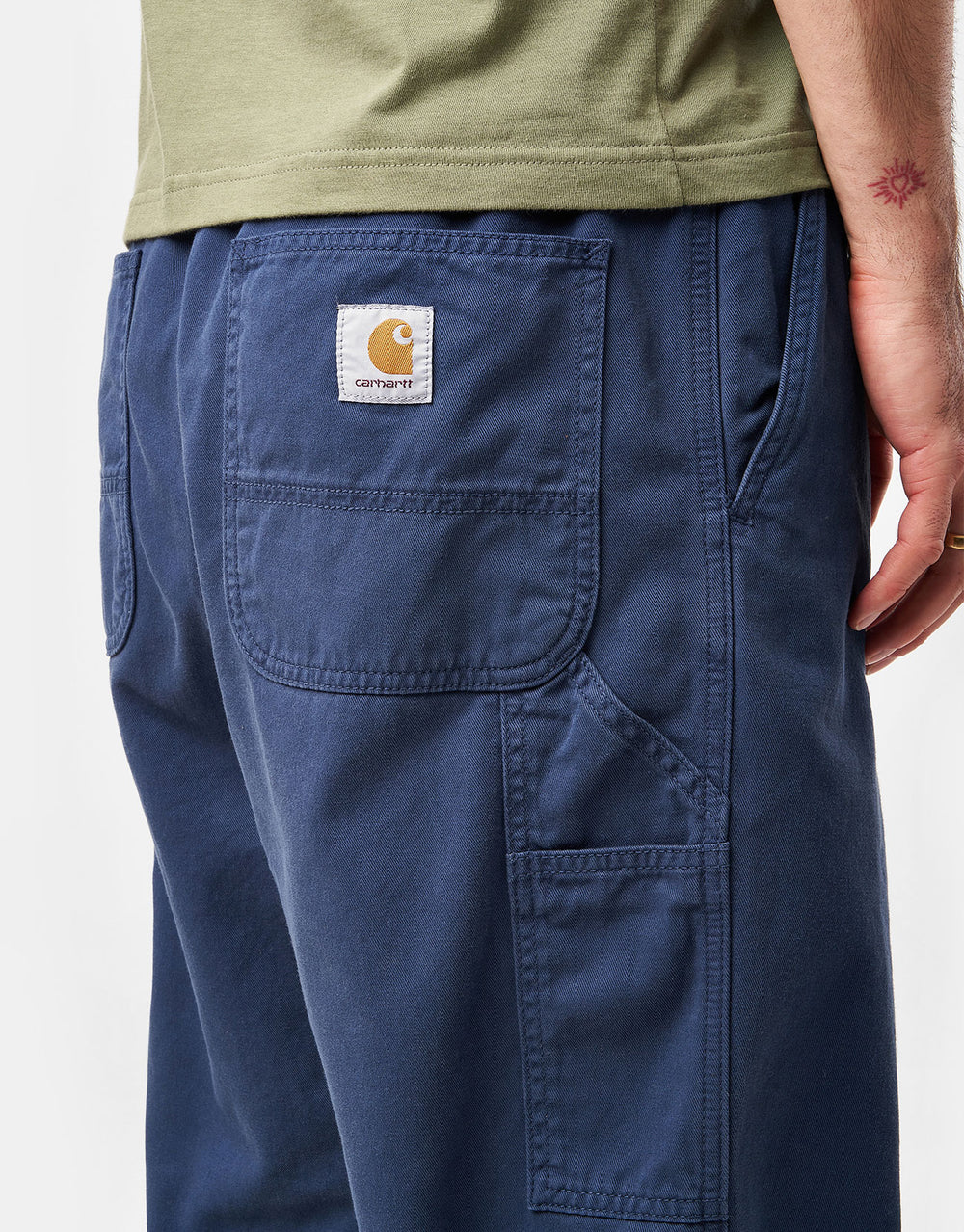 Carhartt WIP Flint Pant - Dusky Blue (Garment Dyed)