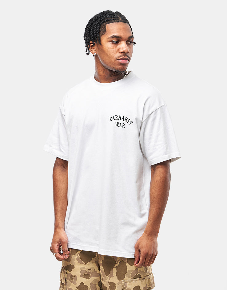 Carhartt WIP Cabinetry T-Shirt - White/Black