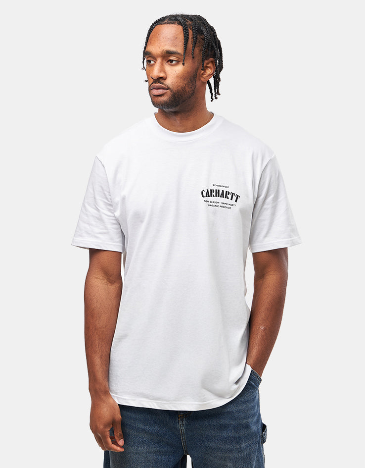 Carhartt WIP Catalogue C Logo T-Shirt - White