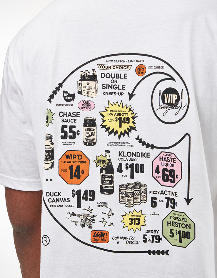 Carhartt WIP Catalogue C Logo T-Shirt - White