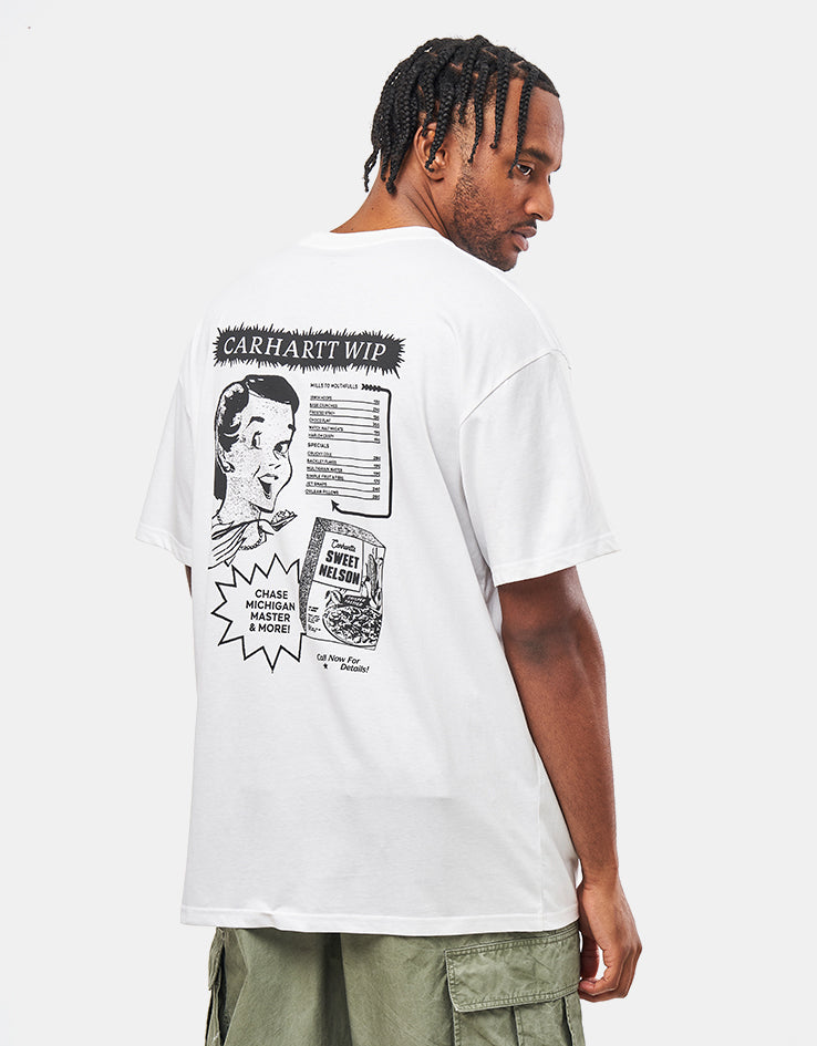 Carhartt WIP Catalogue T-Shirt - White/Black