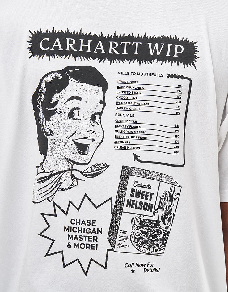Carhartt WIP Catalogue T-Shirt - White/Black