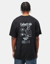 Carhartt WIP Catalogue T-Shirt - Black/Bluebird