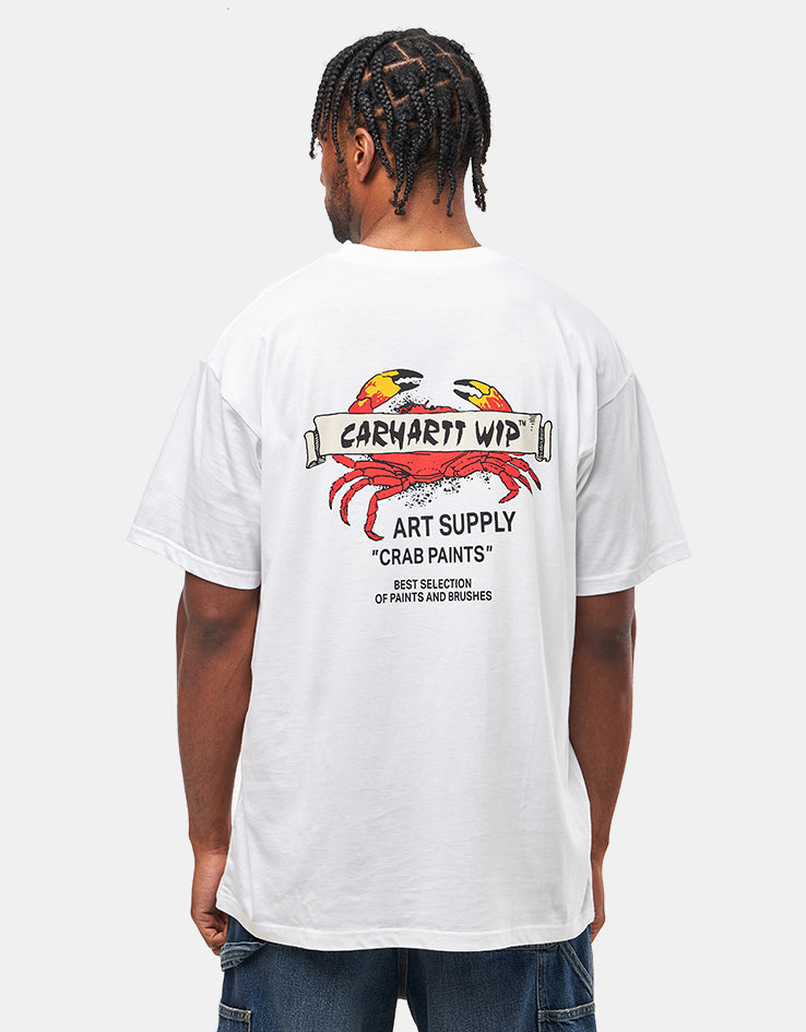 Carhartt WIP Crab Paint T-Shirt - White