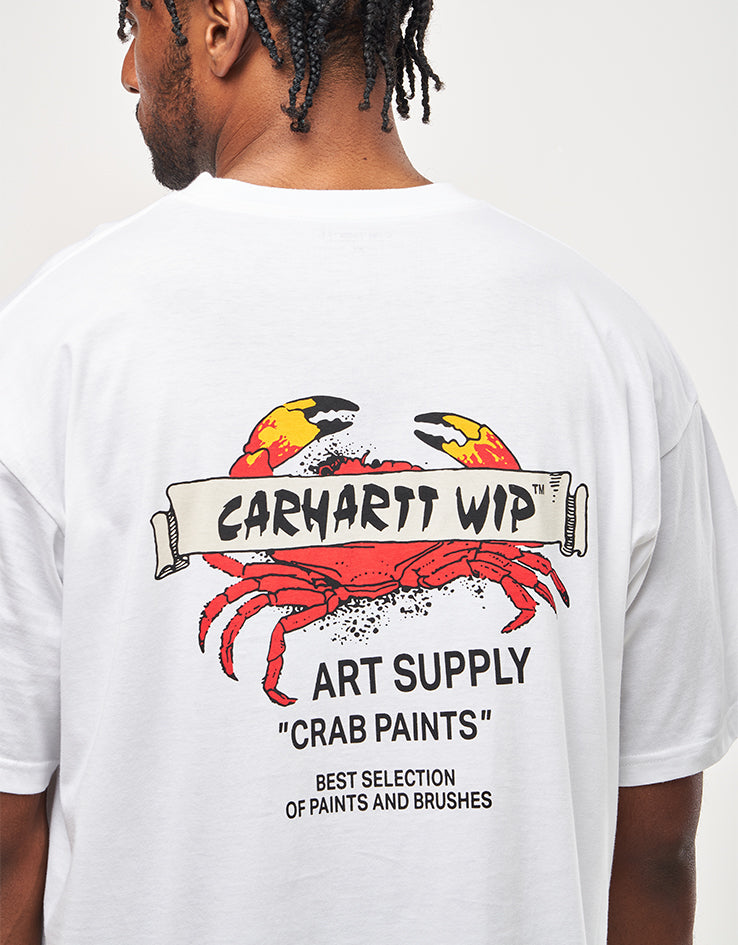 Carhartt WIP Crab Paint T-Shirt - White