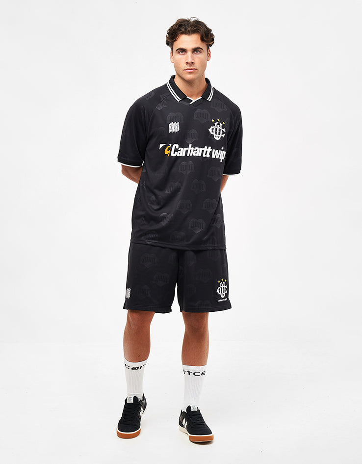Carhartt WIP Hartt Football T-Shirt - Heart Train Jacquard/Black
