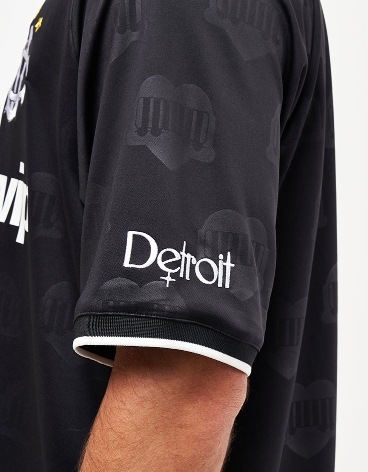 Carhartt WIP Hartt Football T-Shirt - Heart Train Jacquard/Black