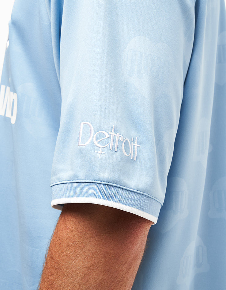 Carhartt WIP Hartt Football T-Shirt - Heart Train Jacquard/Bluebird