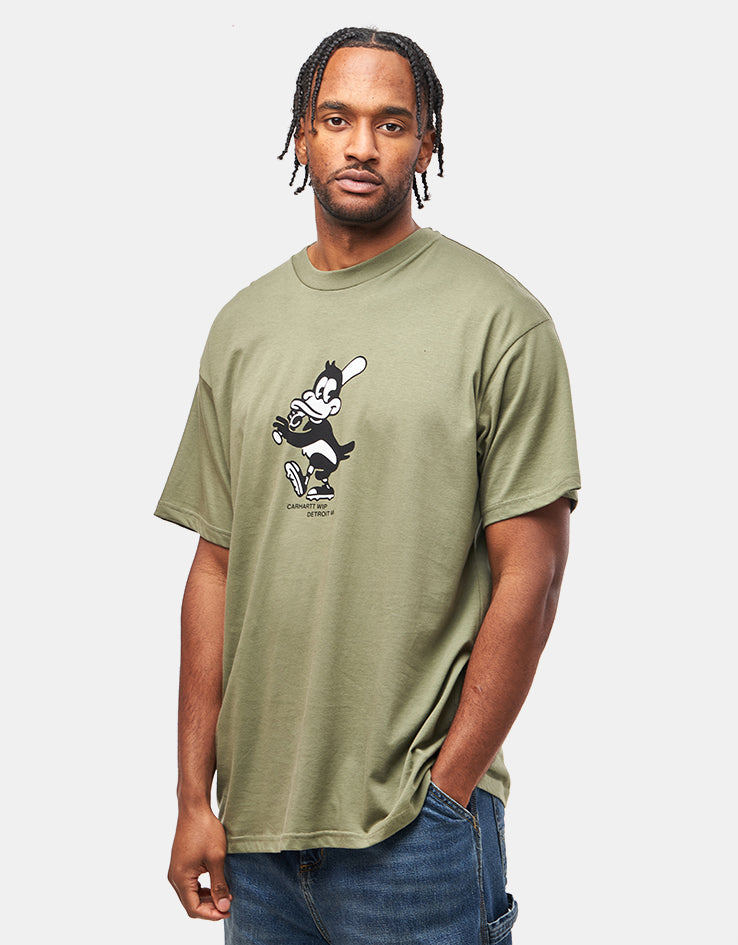 Carhartt WIP Home Run T-Shirt - Dollar Green