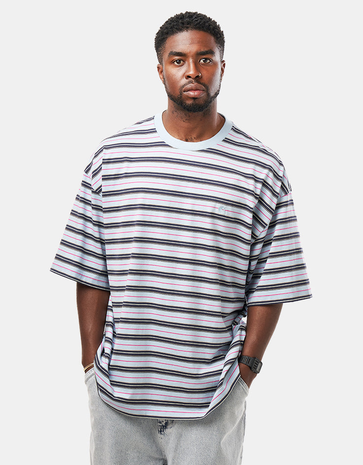 Carhartt WIP Nathan T-Shirt - Nathan Stripe/Air Sky