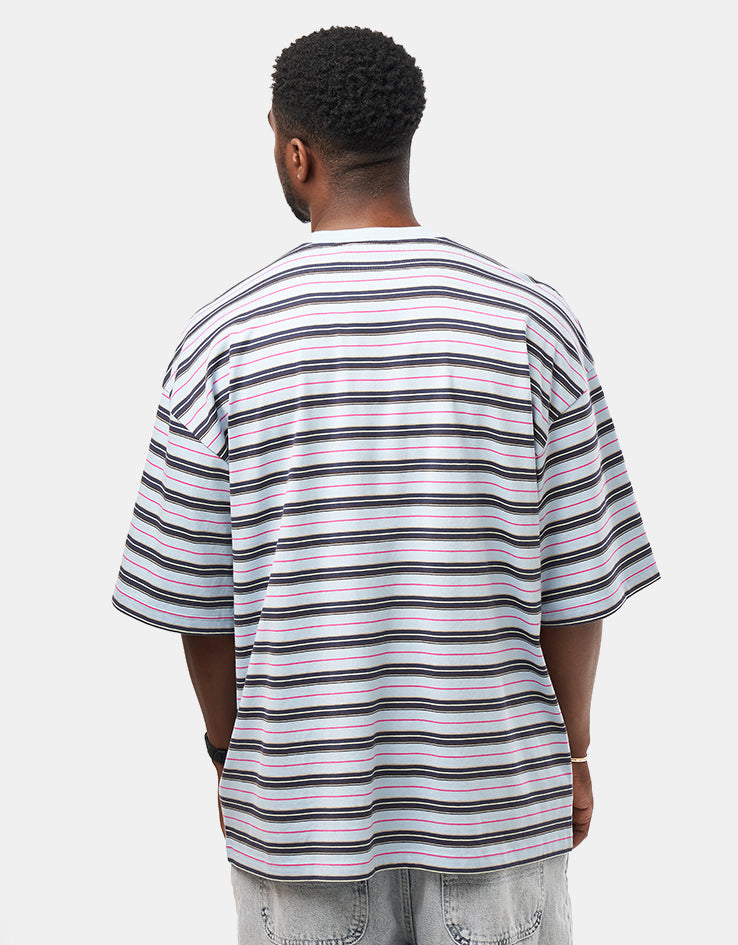 Carhartt WIP Nathan T-Shirt - Nathan Stripe/Air Sky