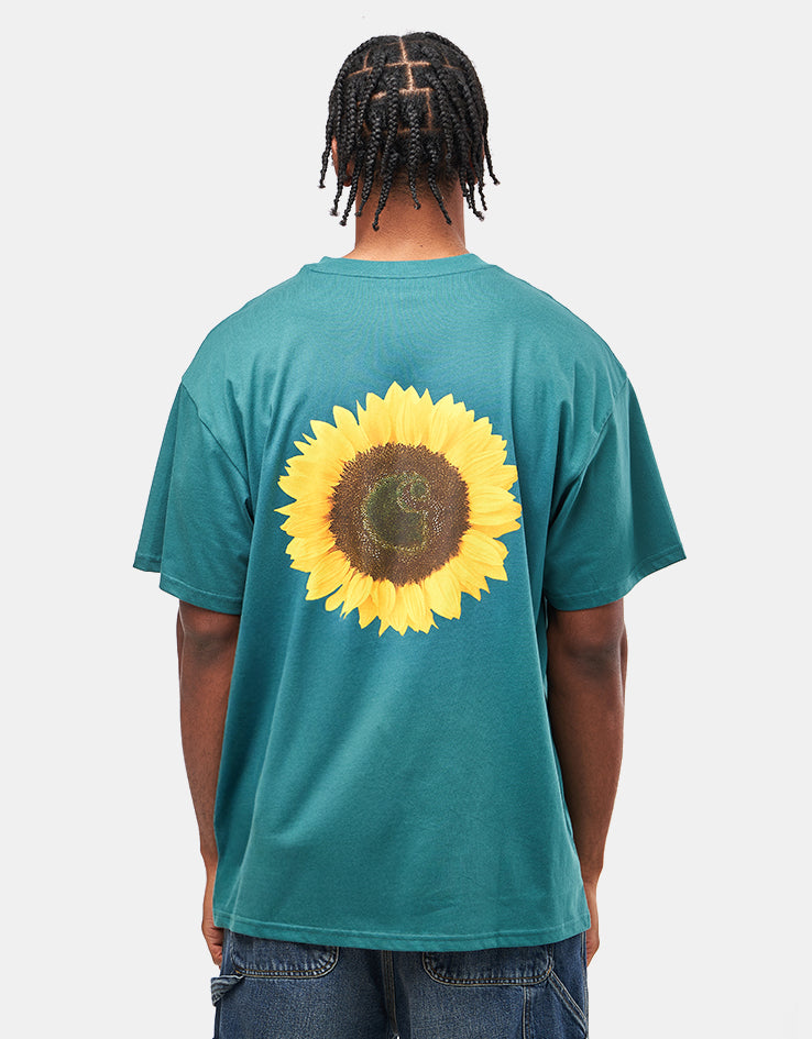 Carhartt WIP Sunflower T-Shirt - Rainforest