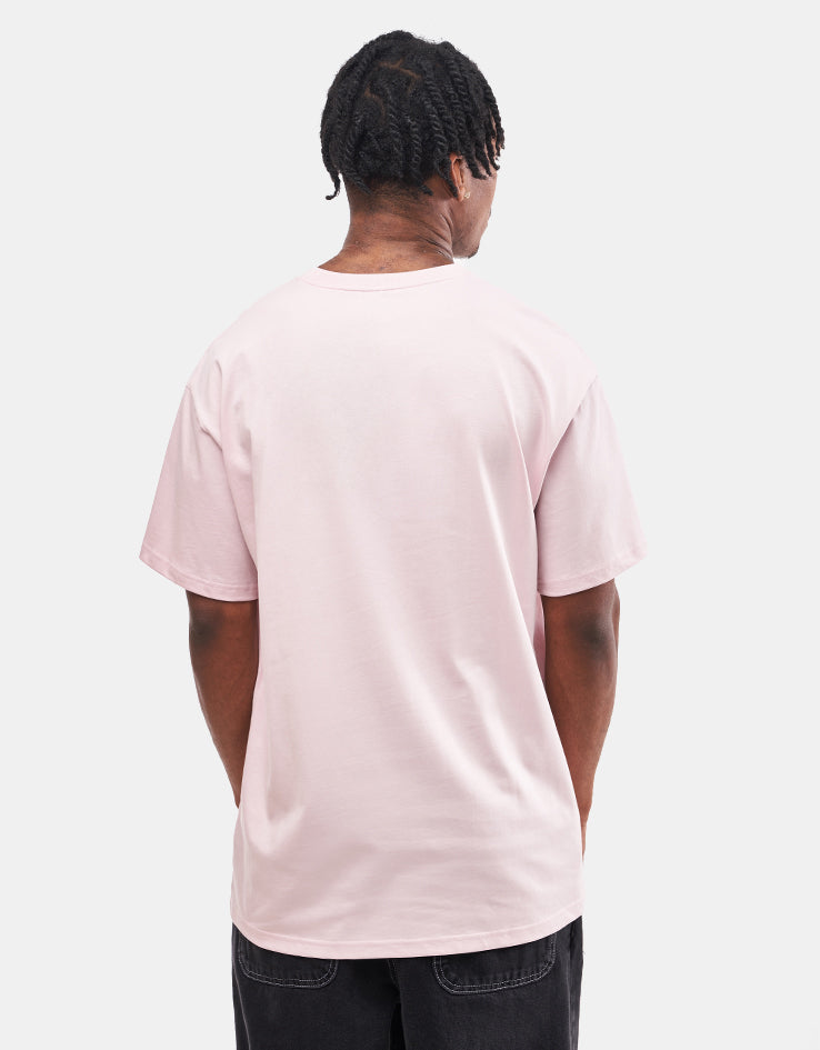 Carhartt WIP S/S Chase T-Shirt - Air Pink/Gold