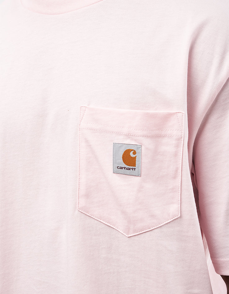 Carhartt WIP S/S Pocket T-Shirt - Air Pink
