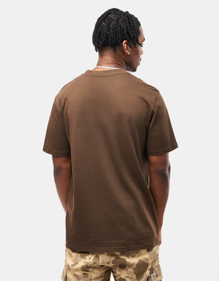Carhartt WIP Script T-Shirt - Liberica/Air Sky