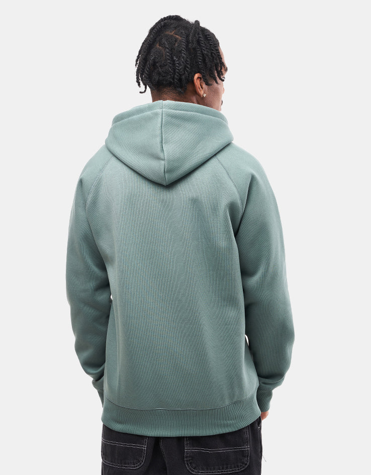 Carhartt WIP Hooded Chase Jacket - Silver Pine/Gold