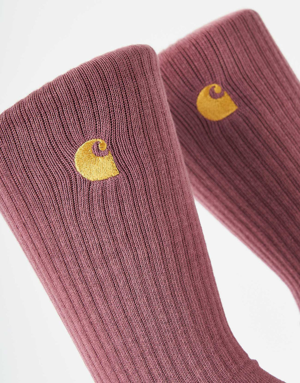 Carhartt WIP Chase Crew Socks - Dusky Pink/Gold