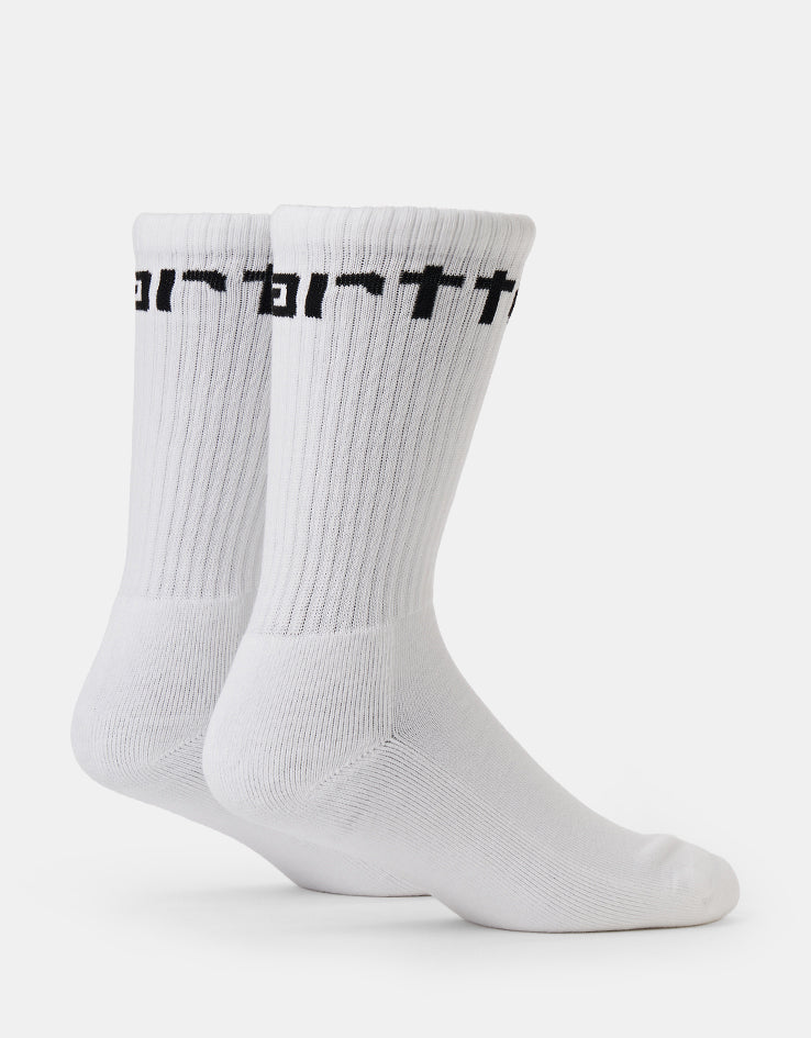 Carhartt WIP Carhartt Crew Socks - White/Black