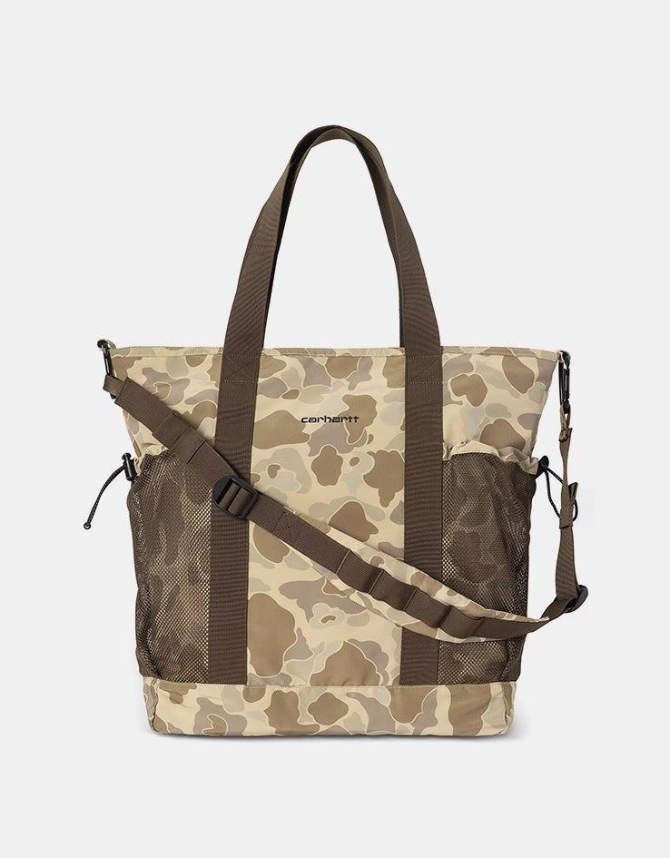Carhartt WIP Irwin Tote Bag - Camo Duck-Desert/Liberica/Black