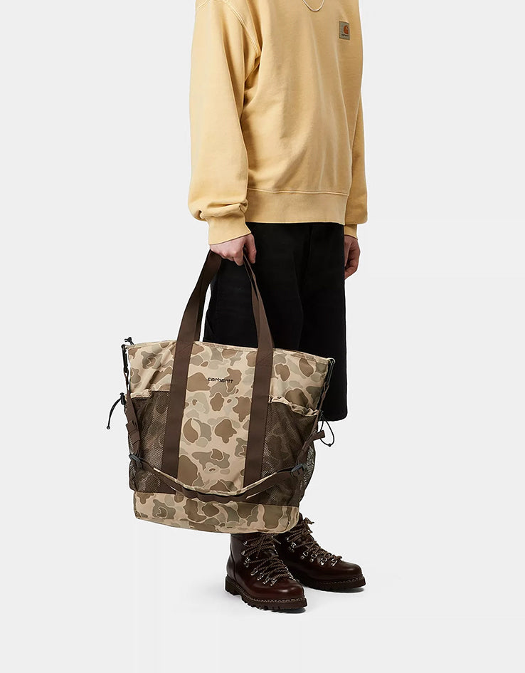 Carhartt WIP Irwin Tote Bag - Camo Duck-Desert/Liberica/Black