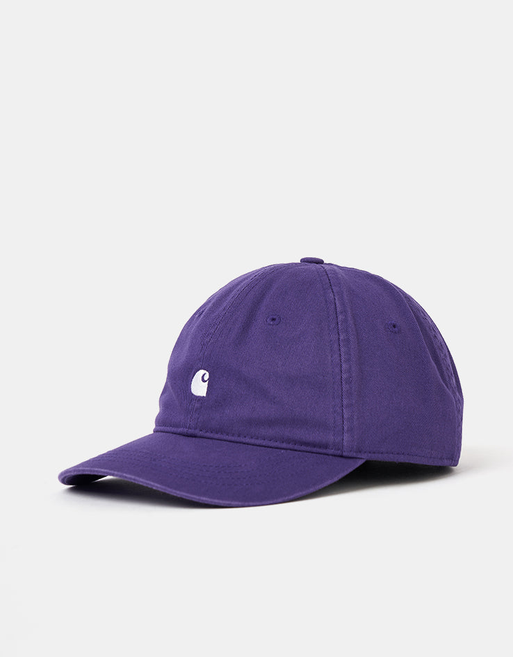 Carhartt WIP Madison Logo Cap - Huckleberry/White