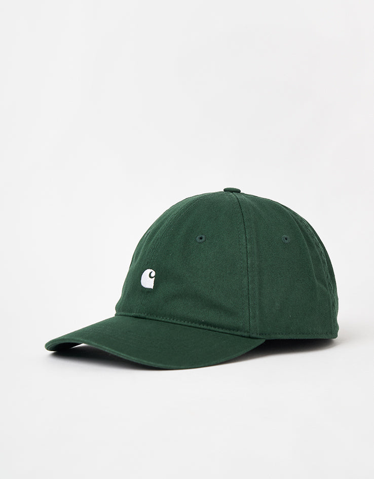 Carhartt WIP Madison Logo Cap - Conifer/White