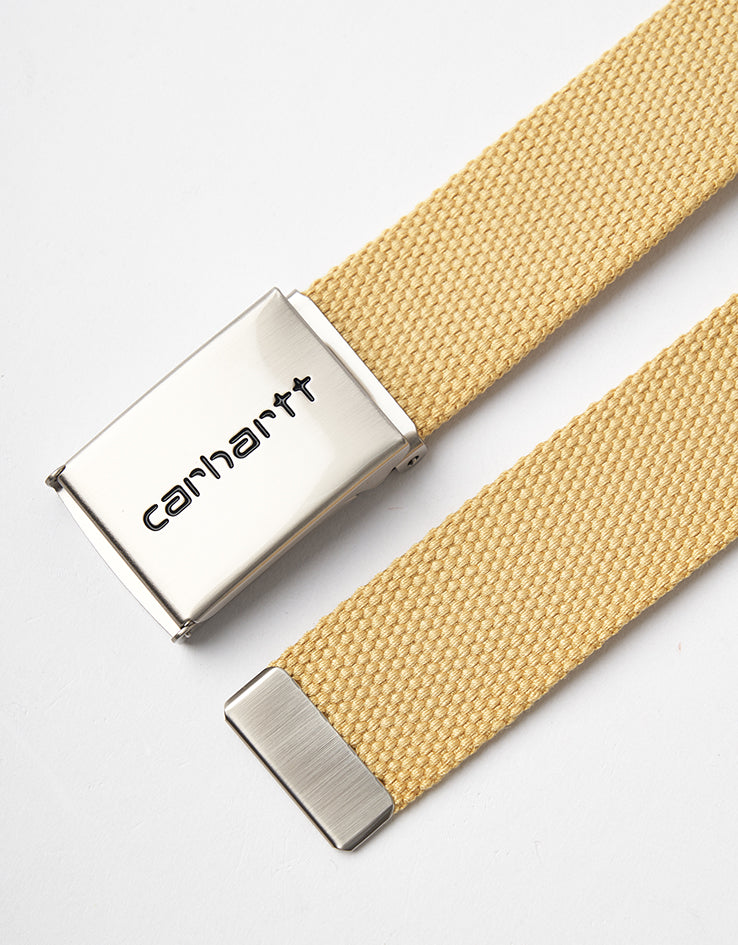 Carhartt WIP Chrome Clip Web Belt - Air Yellow