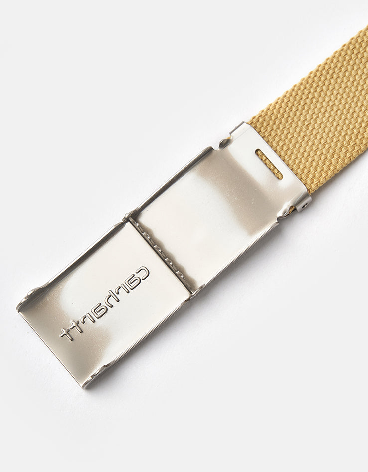 Carhartt WIP Chrome Clip Web Belt - Air Yellow