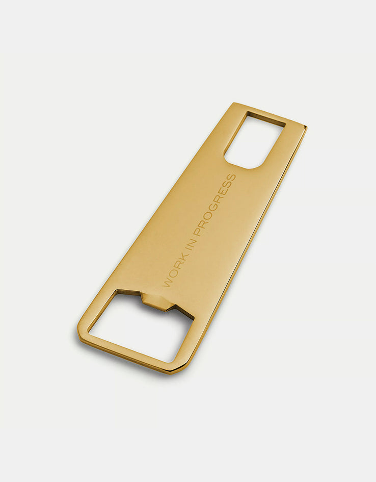 Carhartt WIP Zip Bottle Opener - Gold
