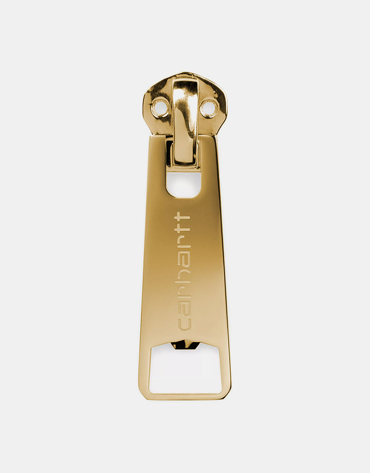 Carhartt WIP Zip Bottle Opener - Gold