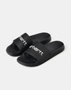 Carhartt WIP Script Slides - Black/White