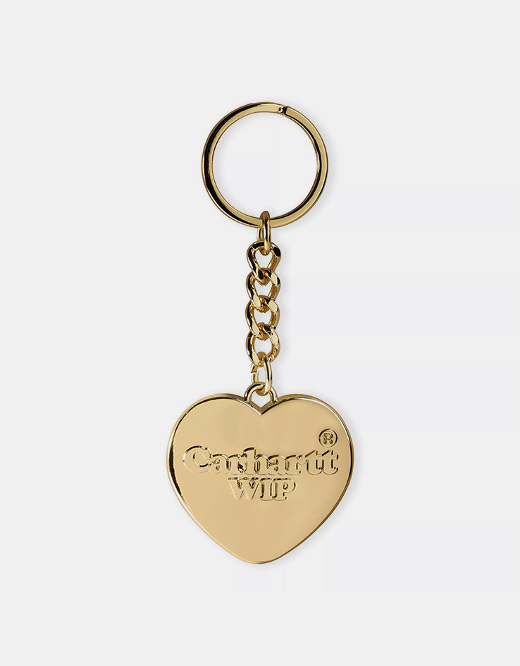 Carhartt WIP Heart Keychain - Gold