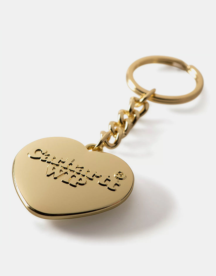 Carhartt WIP Heart Keychain - Gold