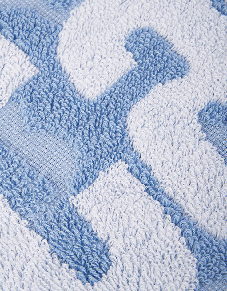 Carhartt WIP Heart Train Sport Towel Big - Bluebird/White