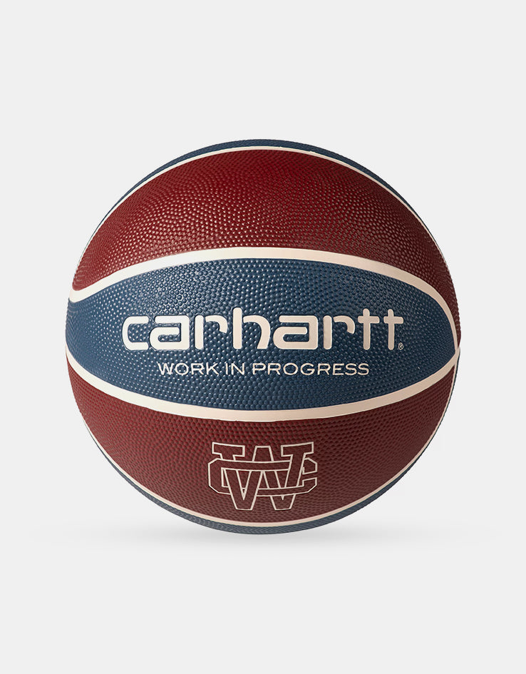 Carhartt WIP x Spalding Basketball - Mulberry-Dusky Blue/Naturel