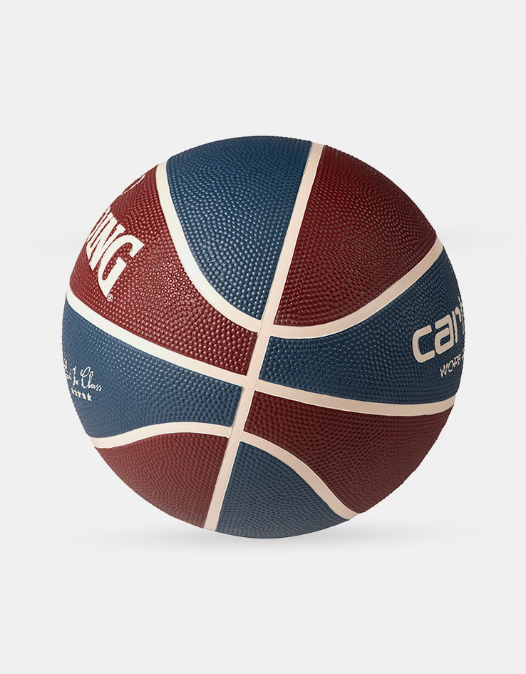 Carhartt WIP x Spalding Basketball - Mulberry-Dusky Blue/Naturel