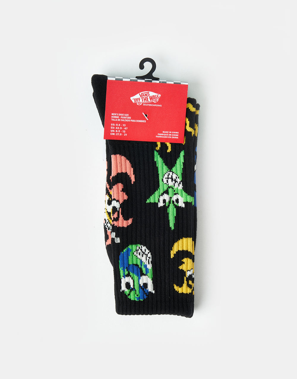 Vans Skate Clay Crew Socks - Black