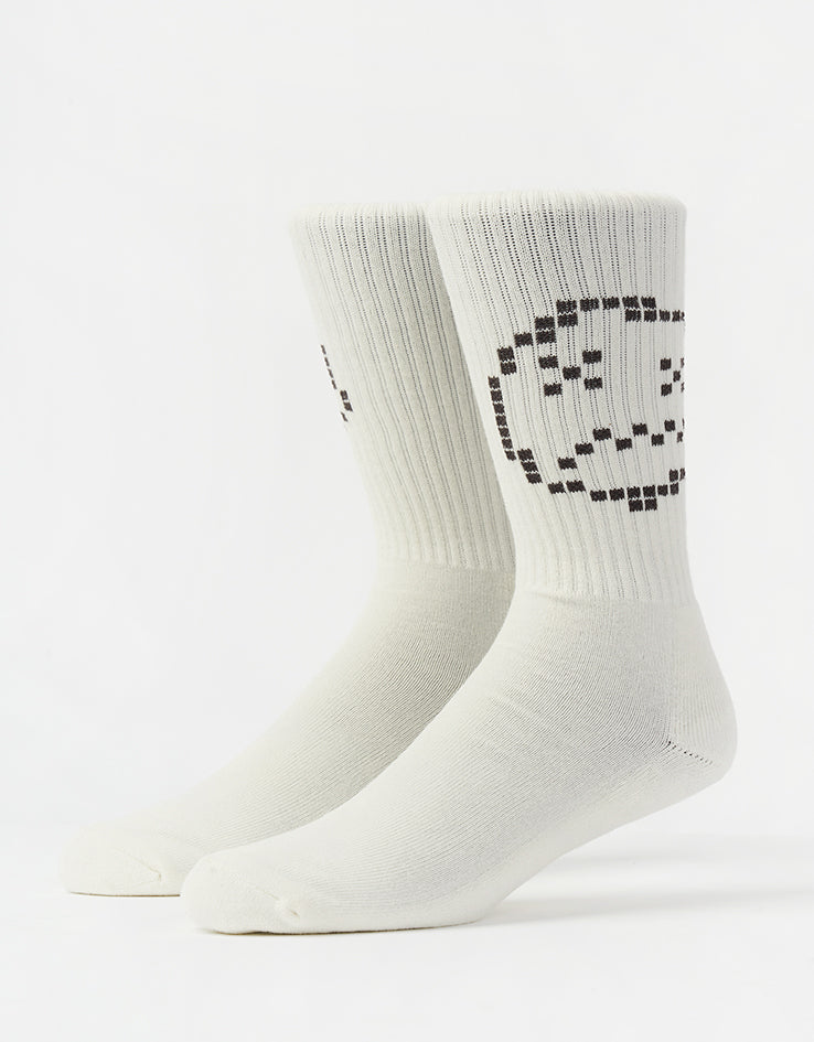 Vans Skate Face Crew Socks - Marshmallow