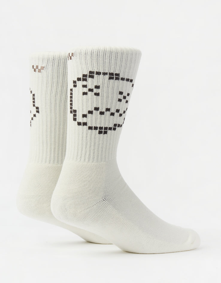 Vans Skate Face Crew Socks - Marshmallow
